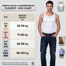 Men's Solid Compression Flexvest