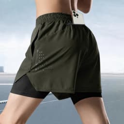 QuickGear Men’s Double Layer Shorts  thumbnail