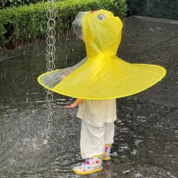 বাচ্চাদের Cute Duck সসার রেইনকোট