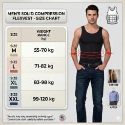 Men's Solid Compression Flexvest